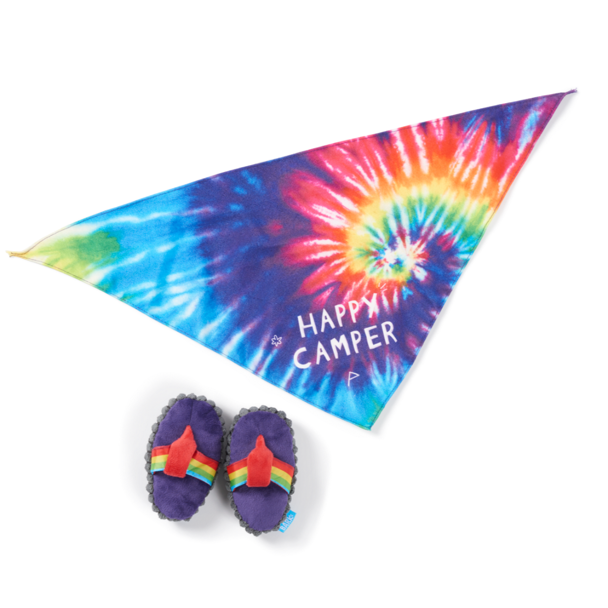Bandana-Rama Yip Flops & Bandana Plush Multi-Part Dog Toy