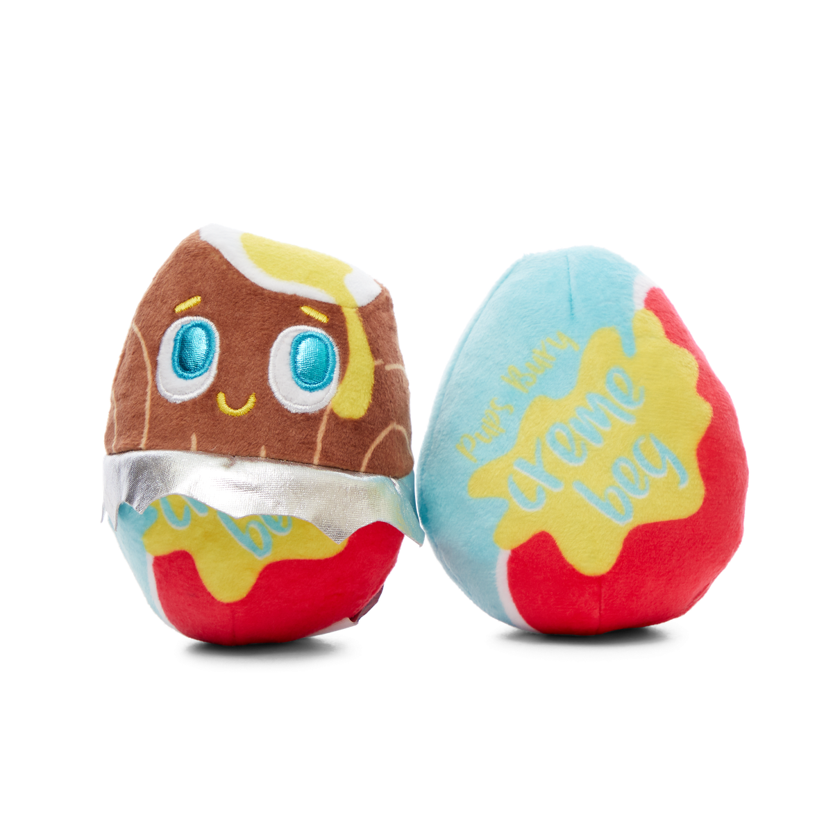 Cadfurry Eggs Plush Fetch Dog Toy