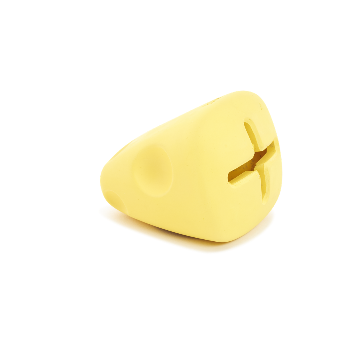 Cheese Super Chewer Durable Enrichment Dog Toy