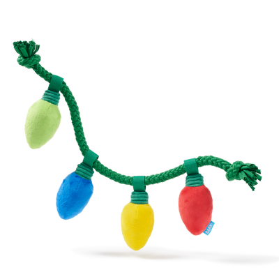Watt A DeLight Tug and Rope Plush Dog Toy