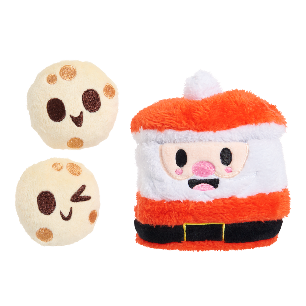 Santa's Jolly Cookie Jar Dog Toy - Subscriber Exclusive – BARK