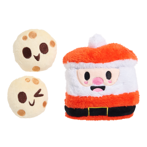 Santa's Jolly Cookie Jar Dog Toy - Subscriber Exclusive – BARK