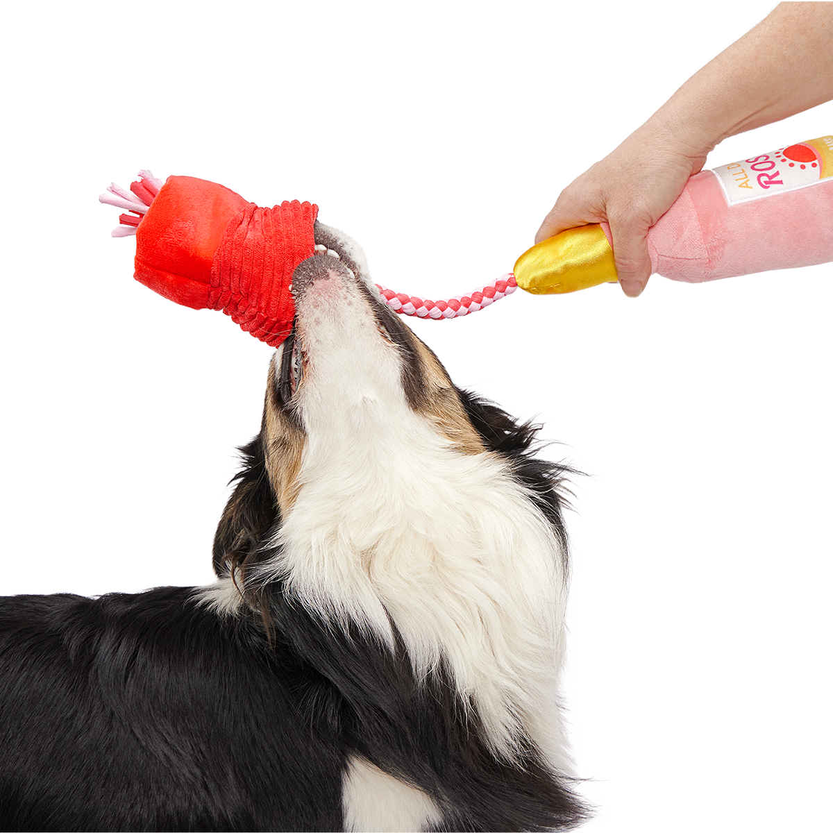 Red Cup Rosé Plush Tug Dog Toy