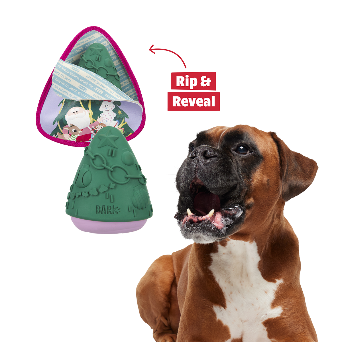 Rudolph® Holiday Super Chewer Gift Box#Assortment_Double Deluxe #Dog Size_S