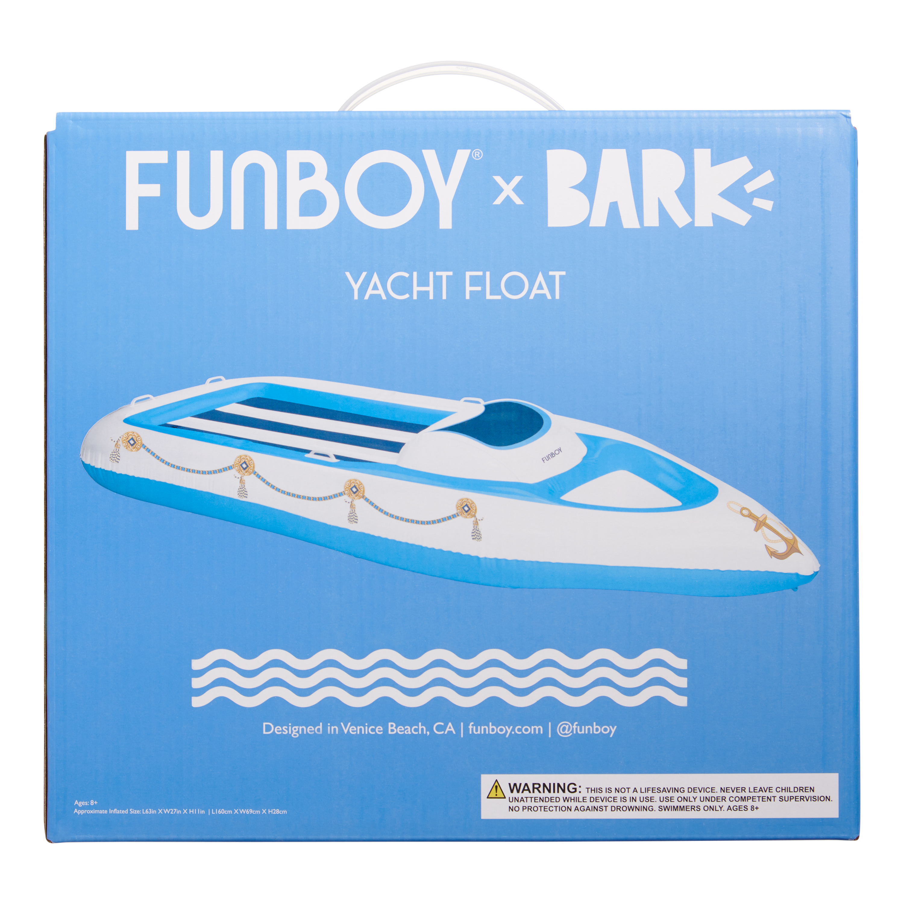 Funboy x BARK Dog Yacht Pool Float