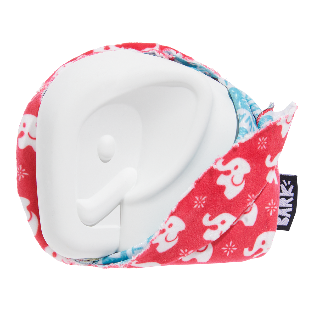 White Smellephant Super Chewer Durable 2-in-1 Dog Toy