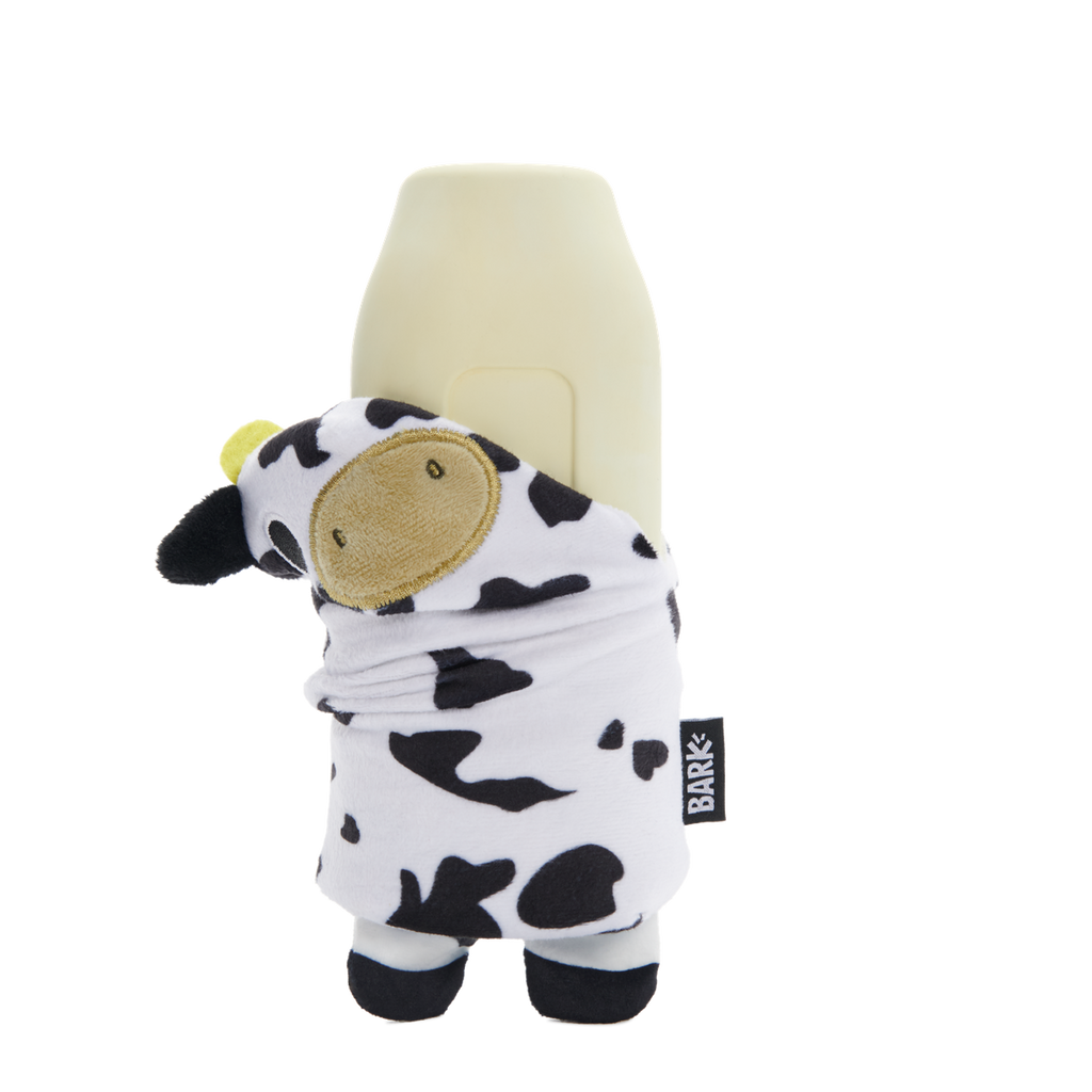 Mad Cow Durable Super Chewer 2-in-1 Rip and Reveal Dog Toy – BARK