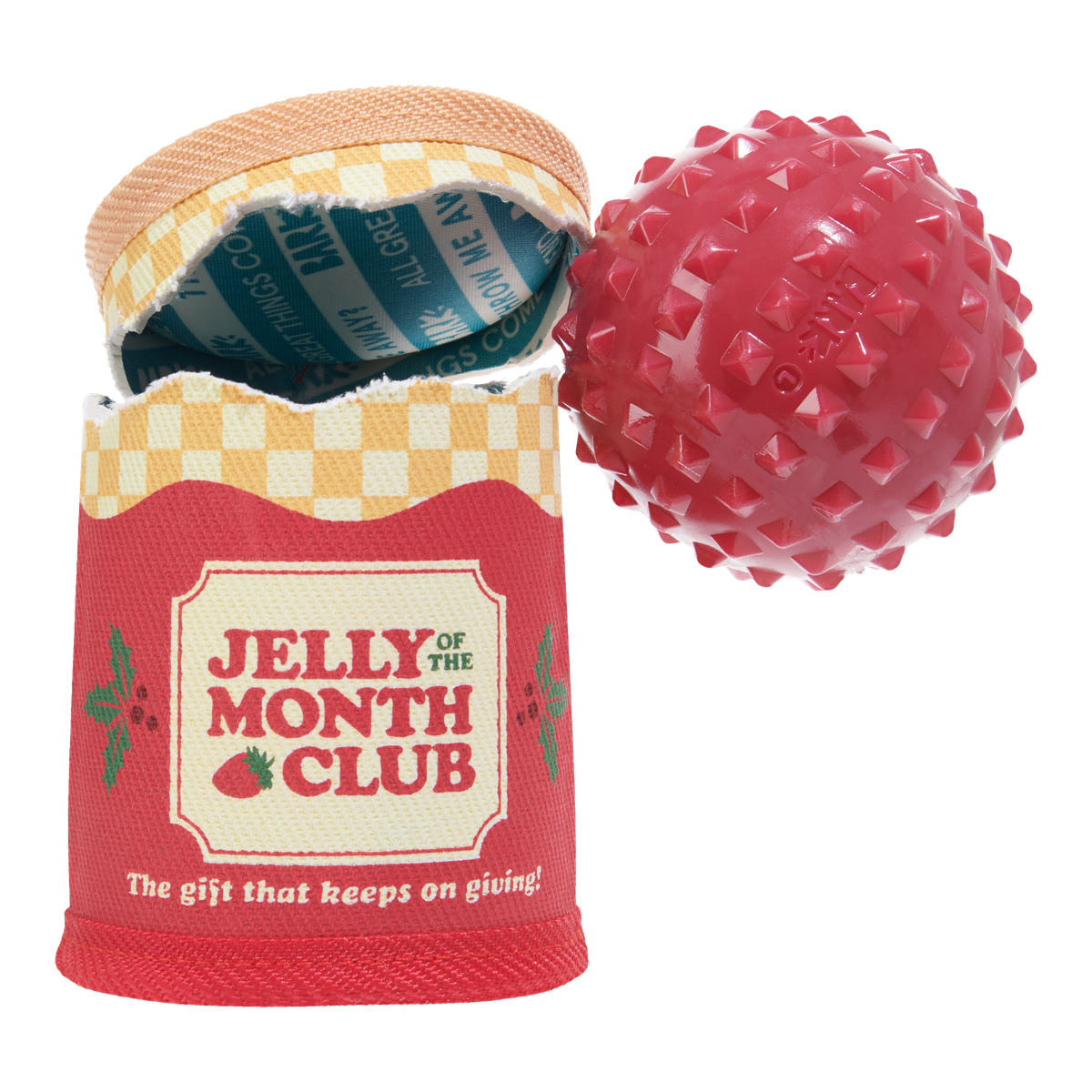 Jelly Of The Mutt Club Super Chewer Durable Multi-Part + Enrichment + Fetch Dog Toy