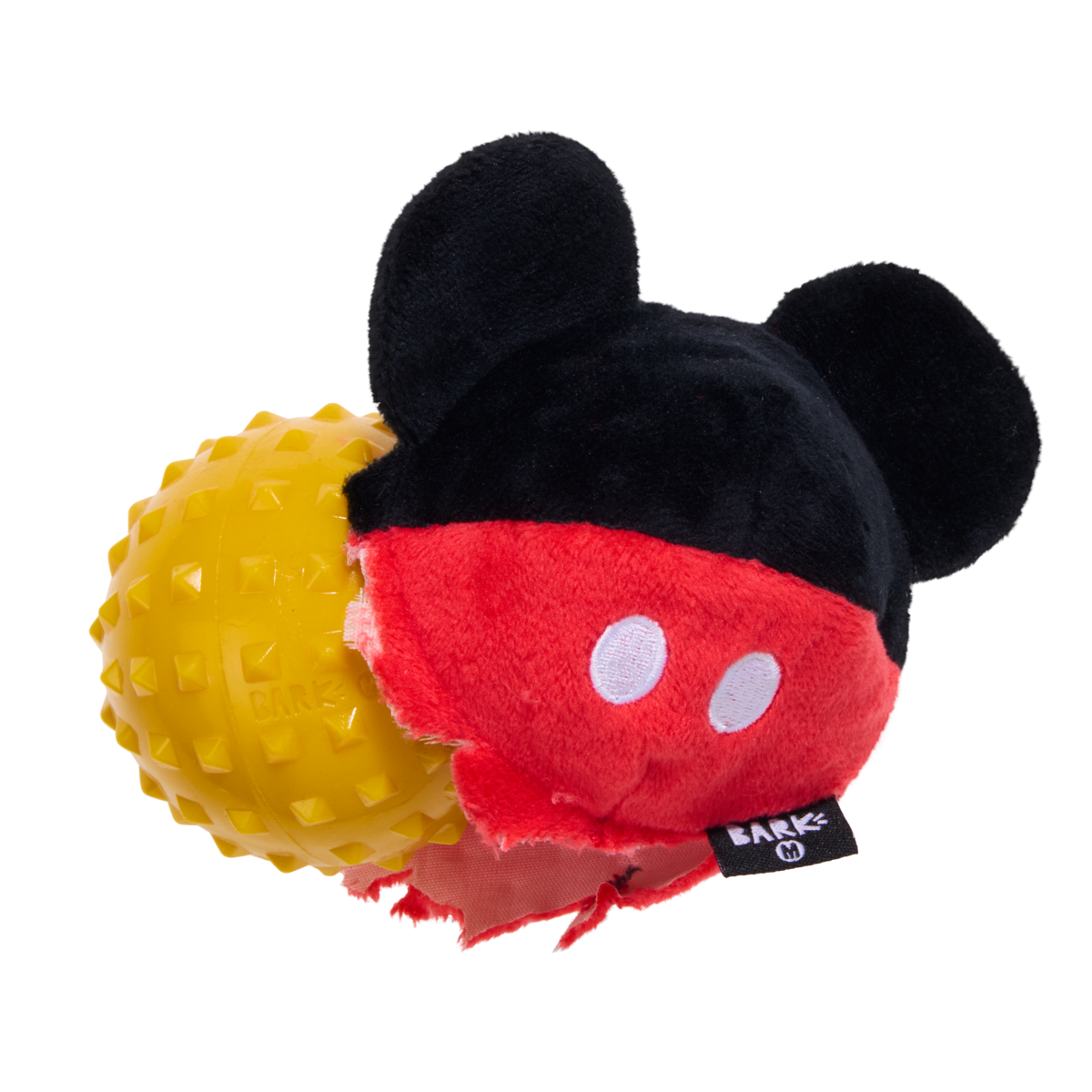 Mickey Mouse Ball Super Chewer Durable 2-in-1 + Fetch Dog Toy