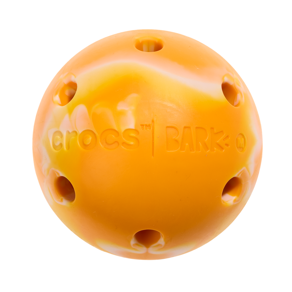 Crocs™ N' Roll Ball Super Chewer Durable Fetch + Enrichment Dog Toy