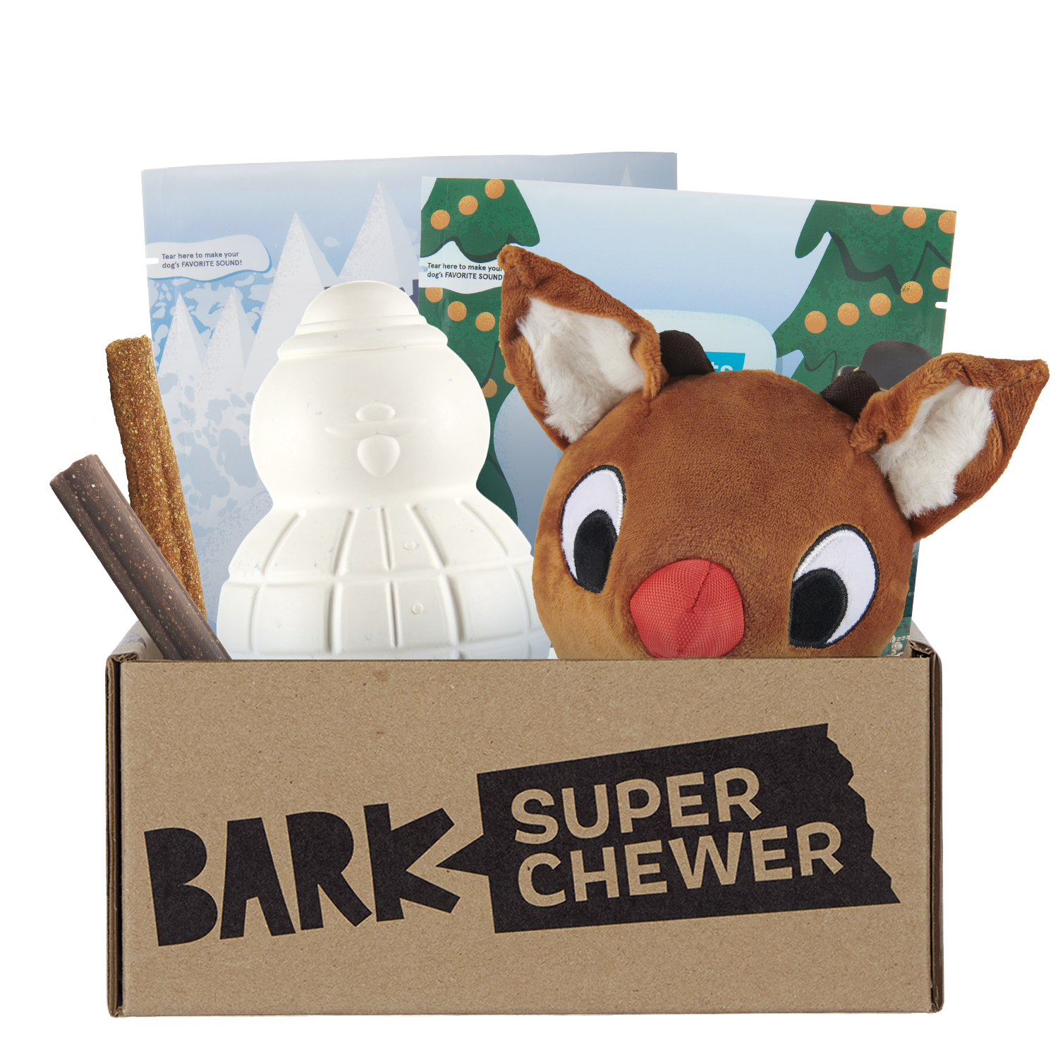 Super Chewer Monthly Subscription - Rudolph Theme