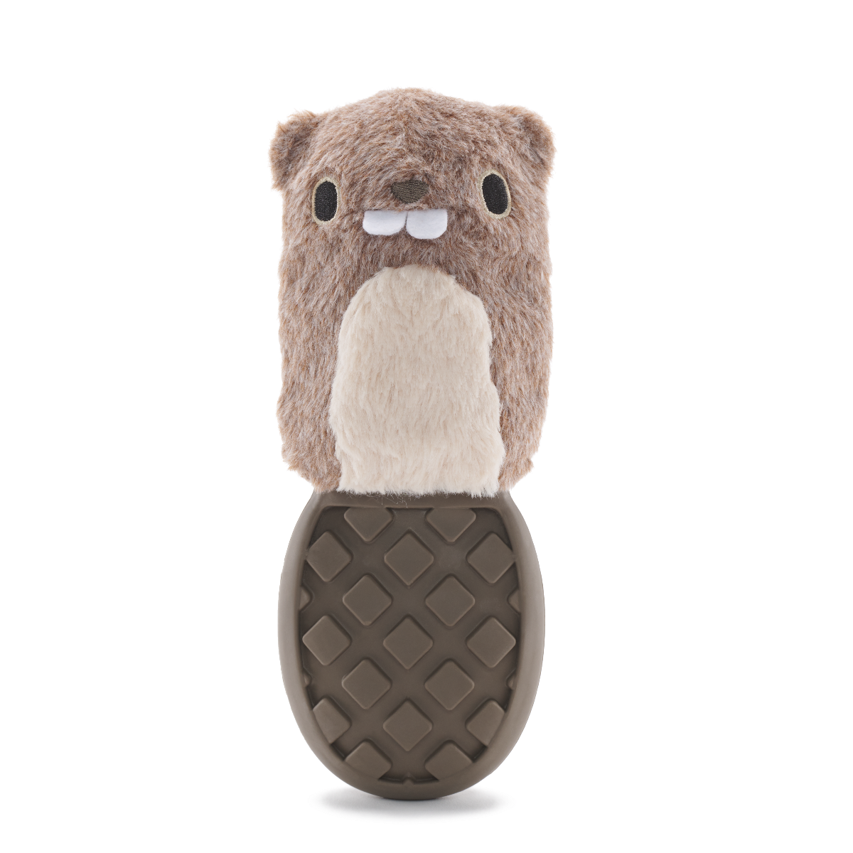 P.B. Beaver Durable Super Chewer 2-in-1 Rip and Reveal Dog Toy