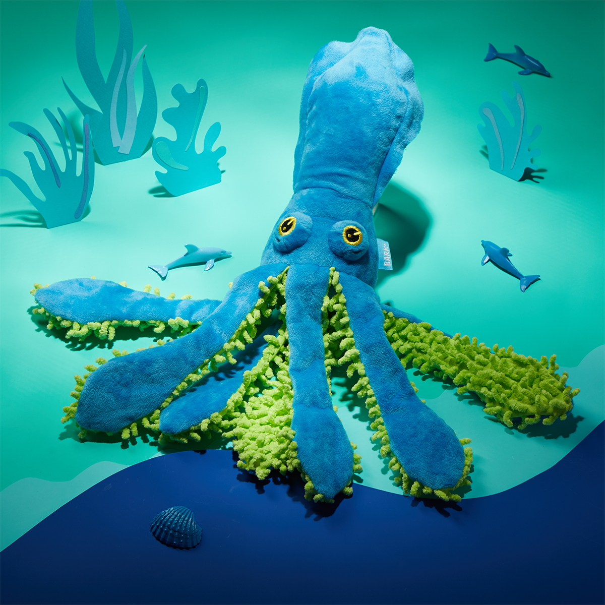 Shifty Sid the Squid Plush Extra-Large + Tug Dog Toy