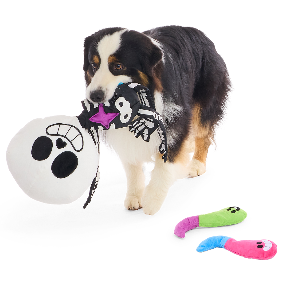 Skeleton Gnawtopsy Plush XXL Multi-Part + Tug + Enrichment Dog Toy