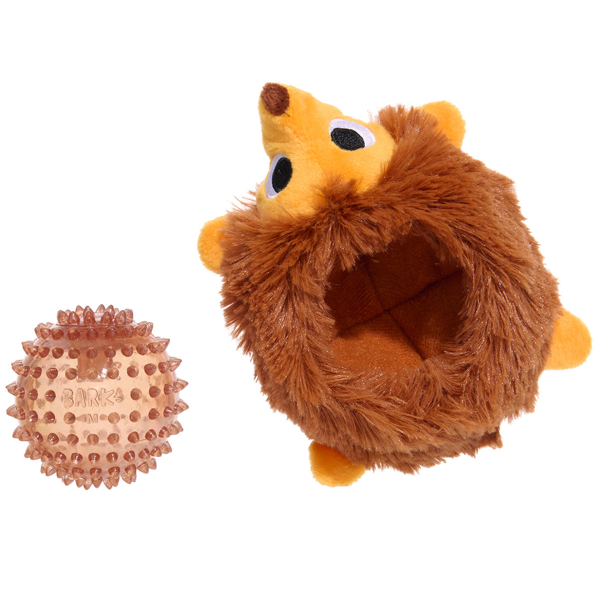 Spike the Ball Hog Plush Multi-Part + Fetch Dog Toy