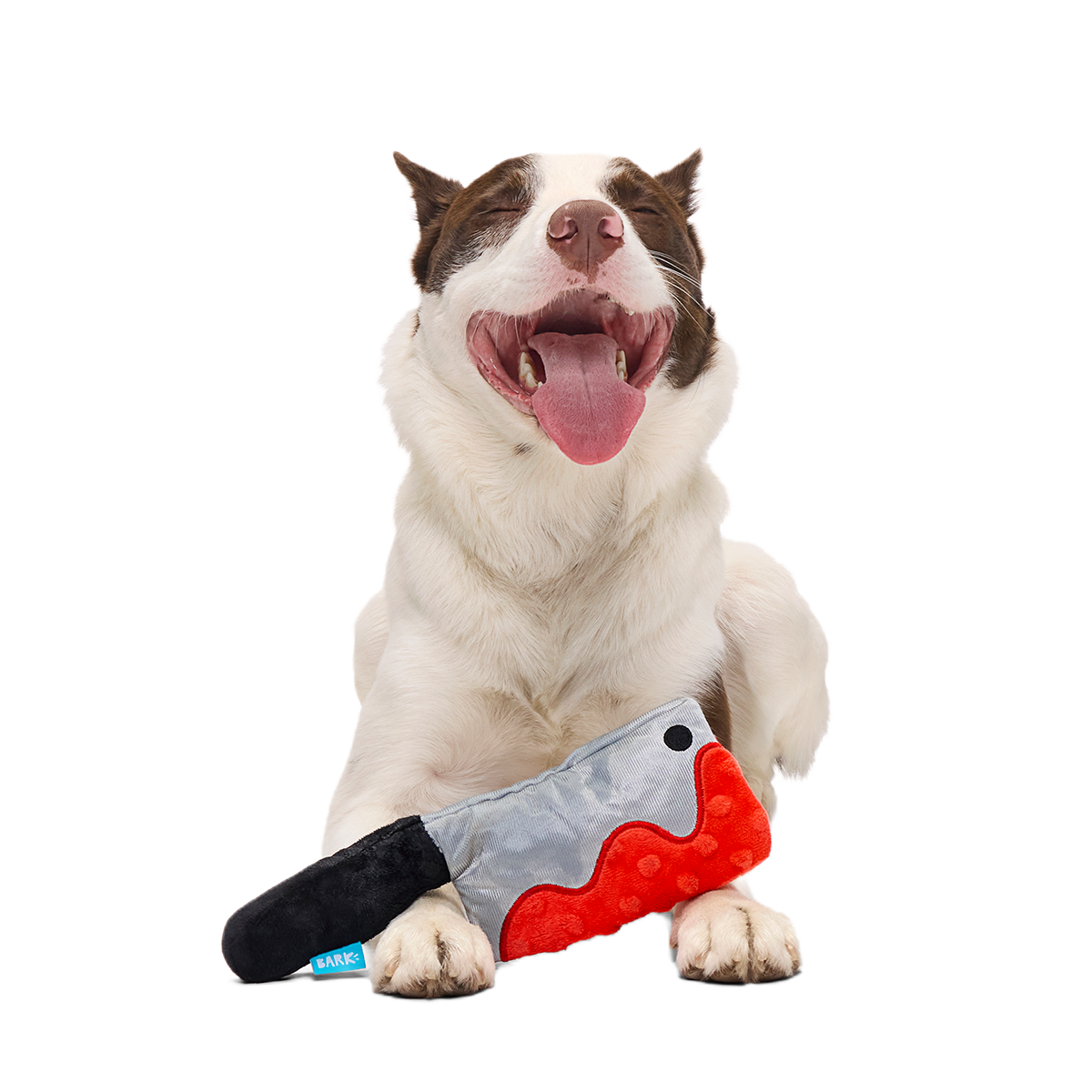 Squeakopath Knife Plush Tug Dog Toy