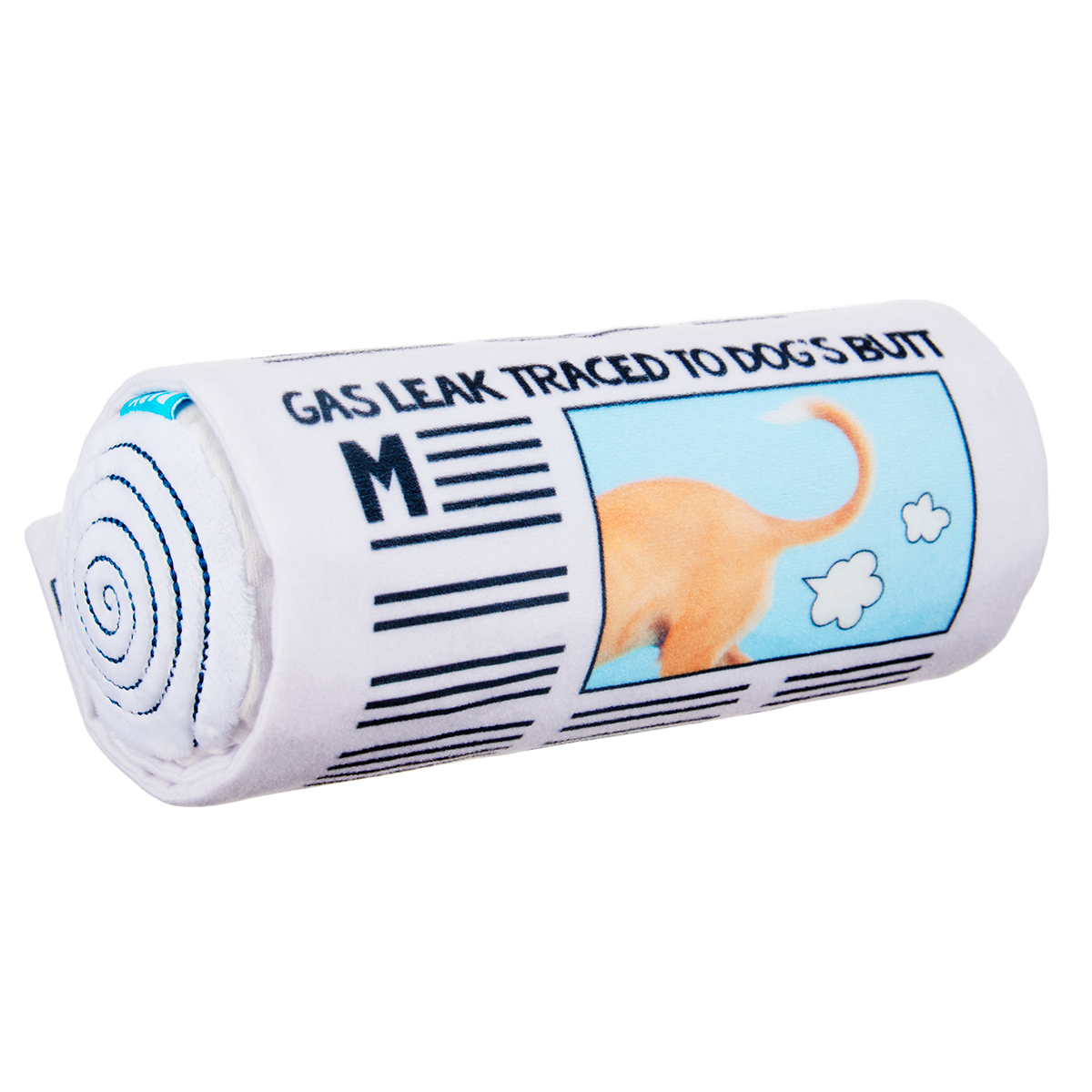 The Chew York Times Plush Tug + Enrichment Dog Toy
