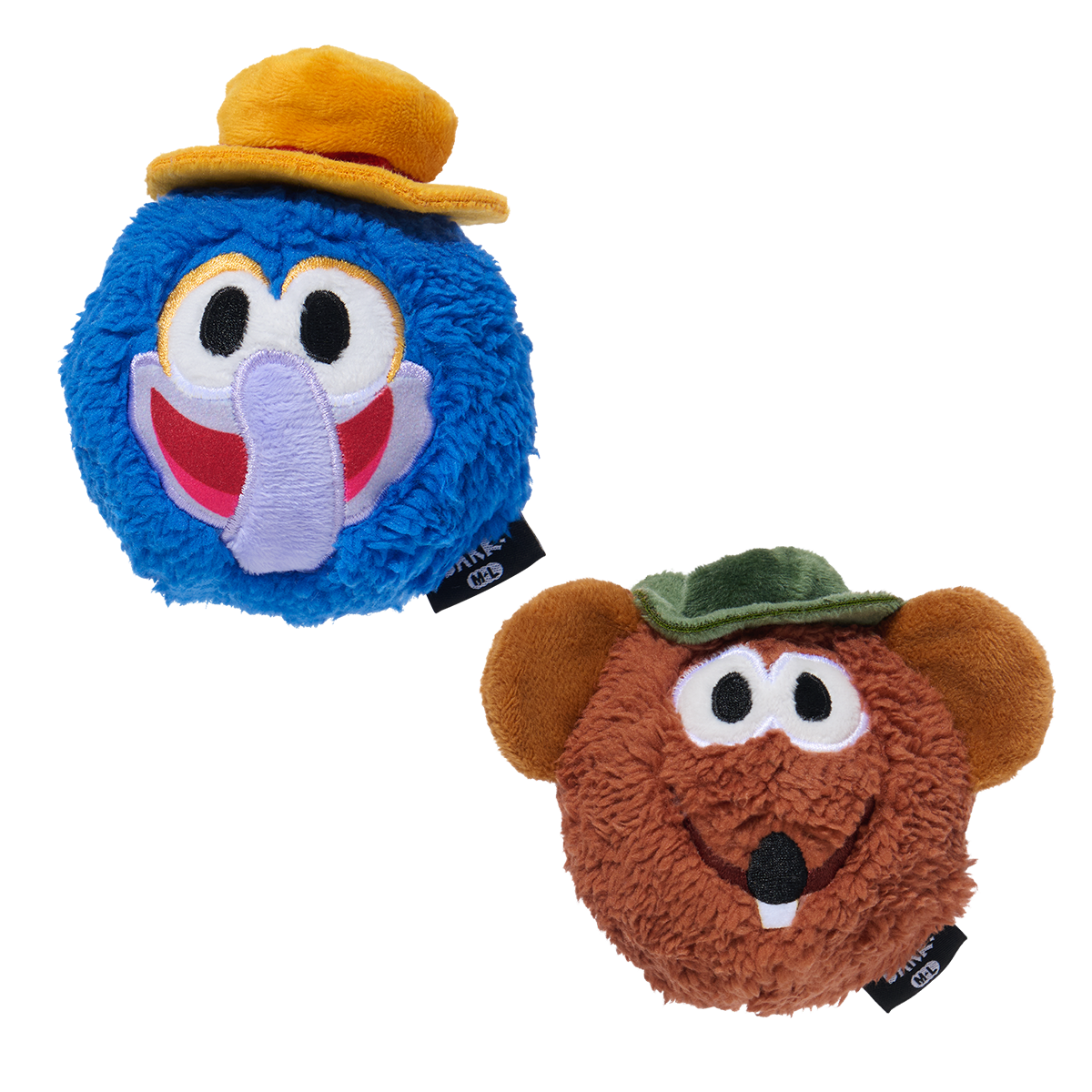 The Muppet Rizzo & Gonzo Super Chewer Durable Dog Toy Bundle