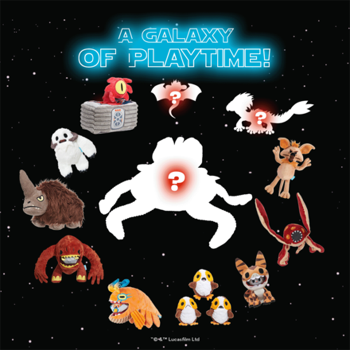 Star Wars™ Creature Club, Plush Monthly Dog Toys