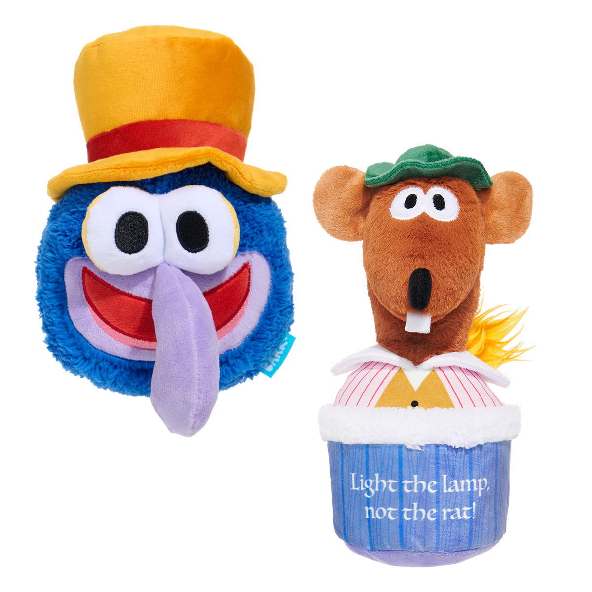 The Muppet Rizzo & Gonzo Plush Dog Toy Bundle