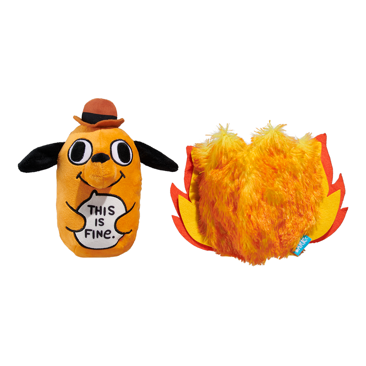 This is Fine Plush Multi-Part + Enrichment Dog Toy