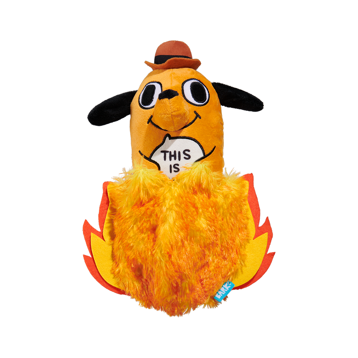 This is Fine Plush Multi-Part + Enrichment Dog Toy