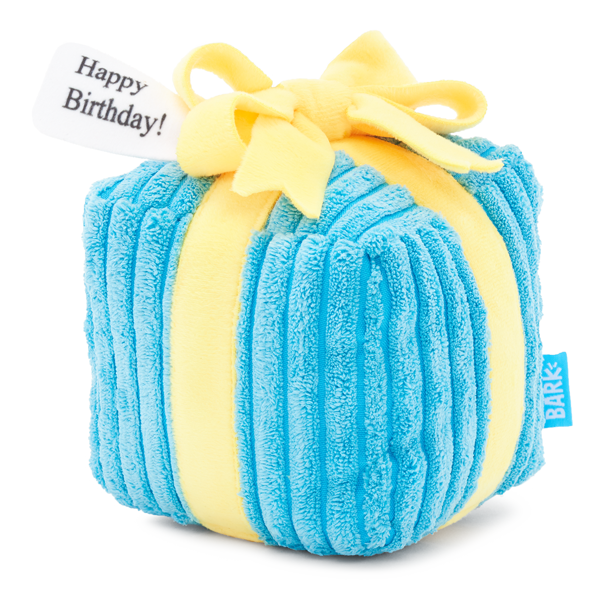 Throw A Party Present Plush 2-in-1 Dog Toy