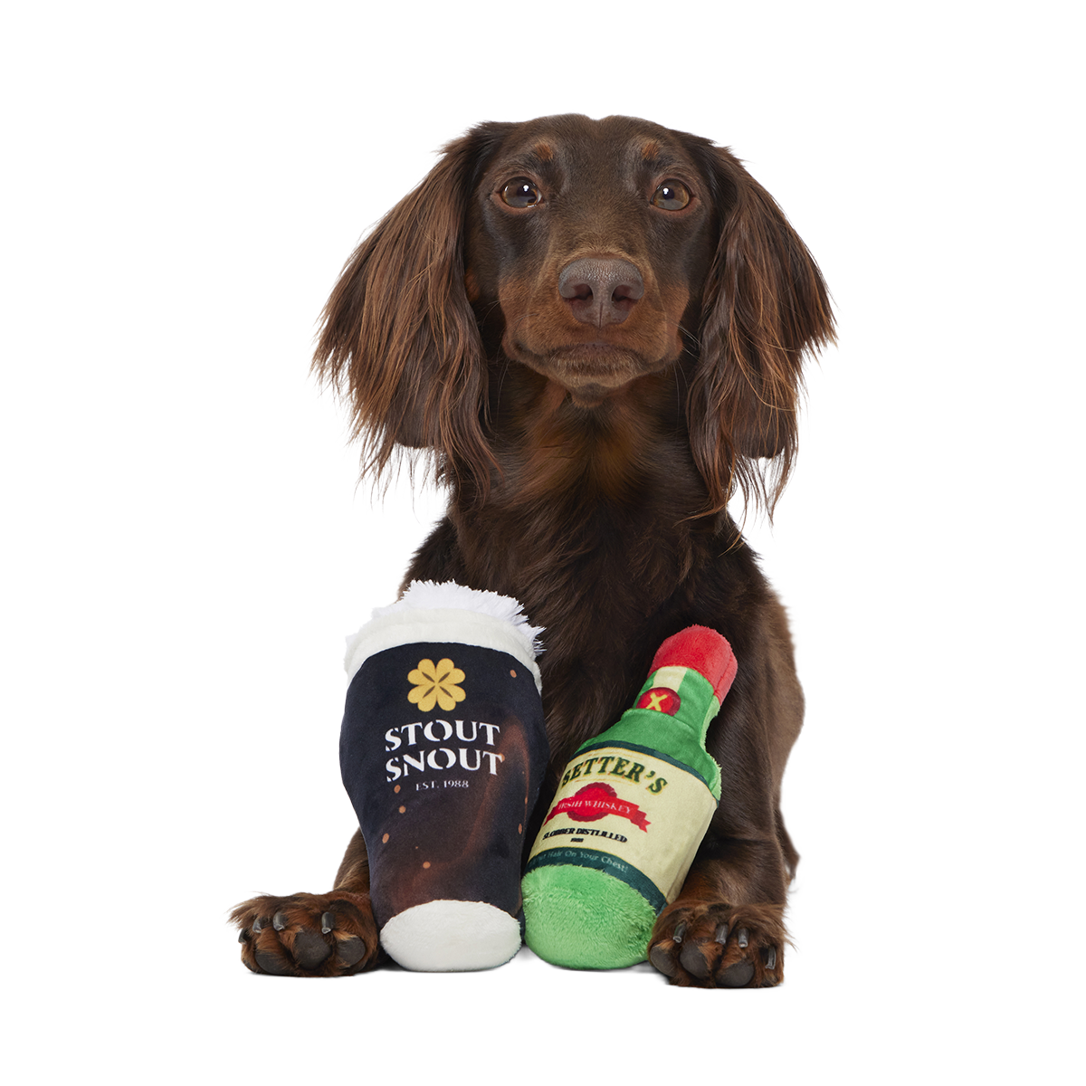 Wee Nip & Sip Plush Multi-Part Dog Toy