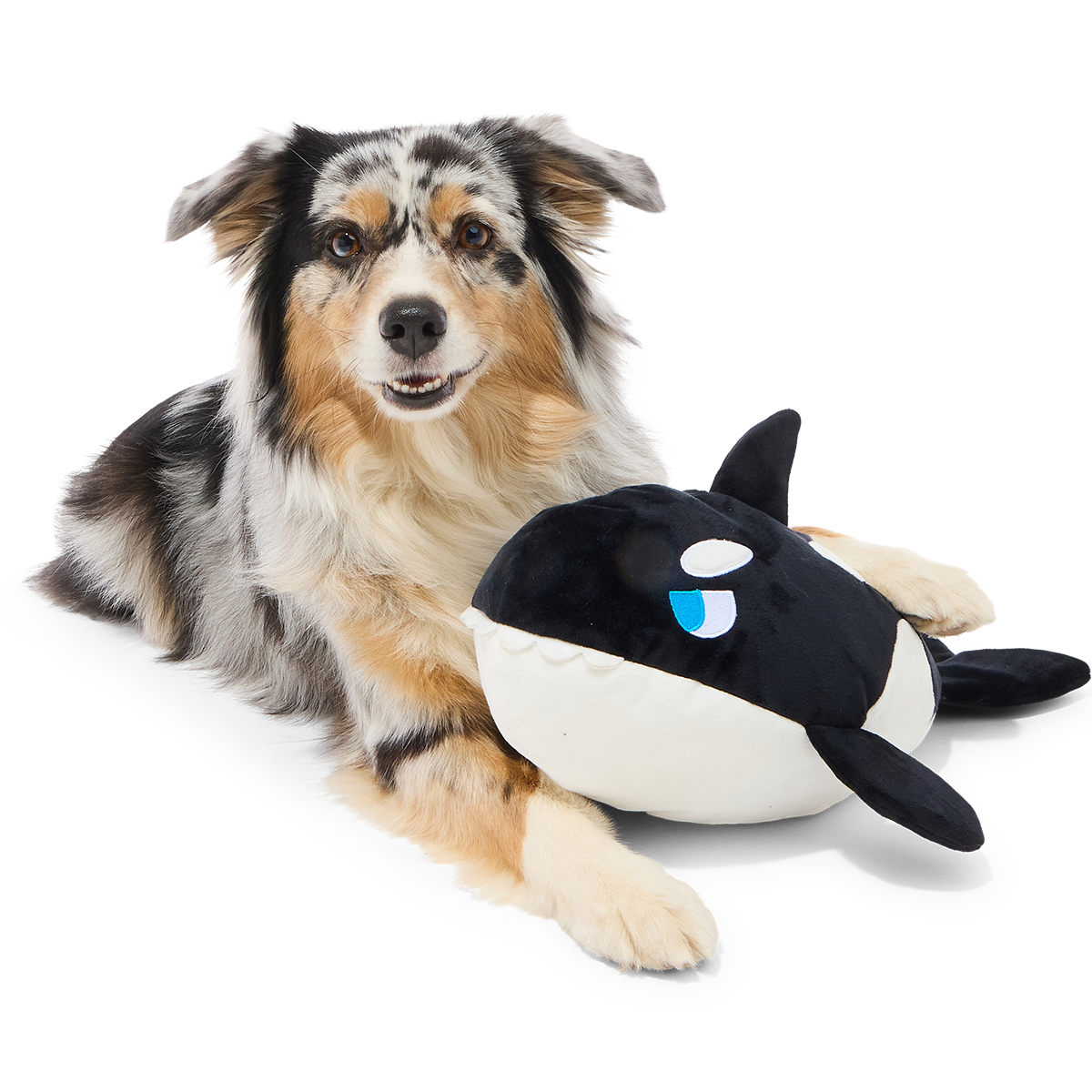 Whale Woofing Plush Extra-Large + Tug Dog Toy