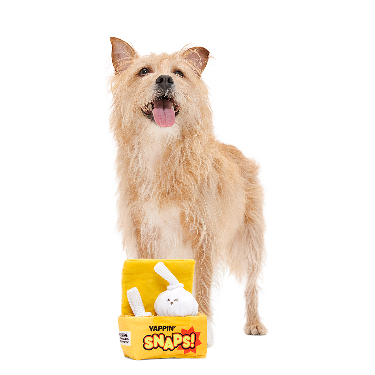Yappy Snaps Plush Multi-Part Tug Dog Toy
