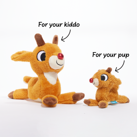 Runnin' Rudolph Kid + Dog Toy Bundle