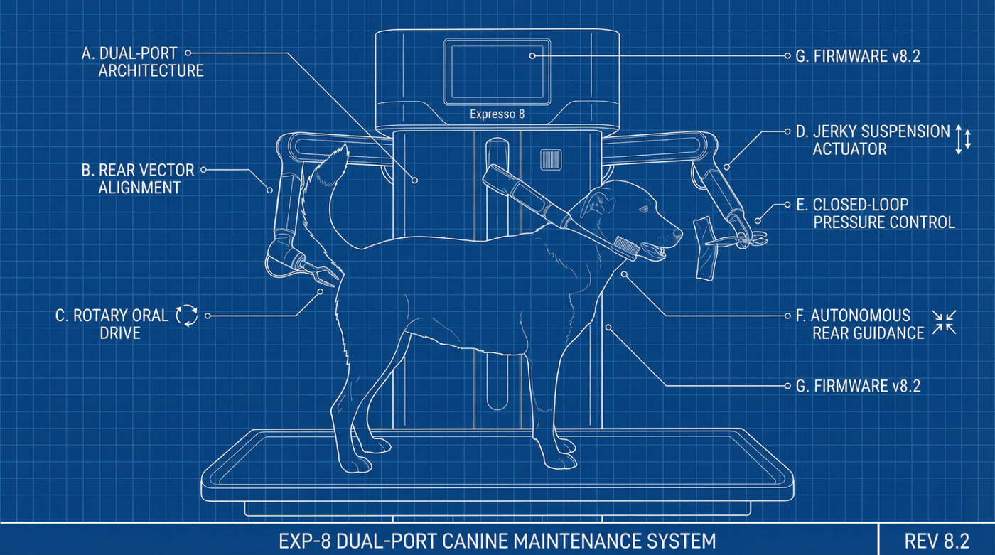 Expresso 8 Dual-Port Architecture schematic diagram