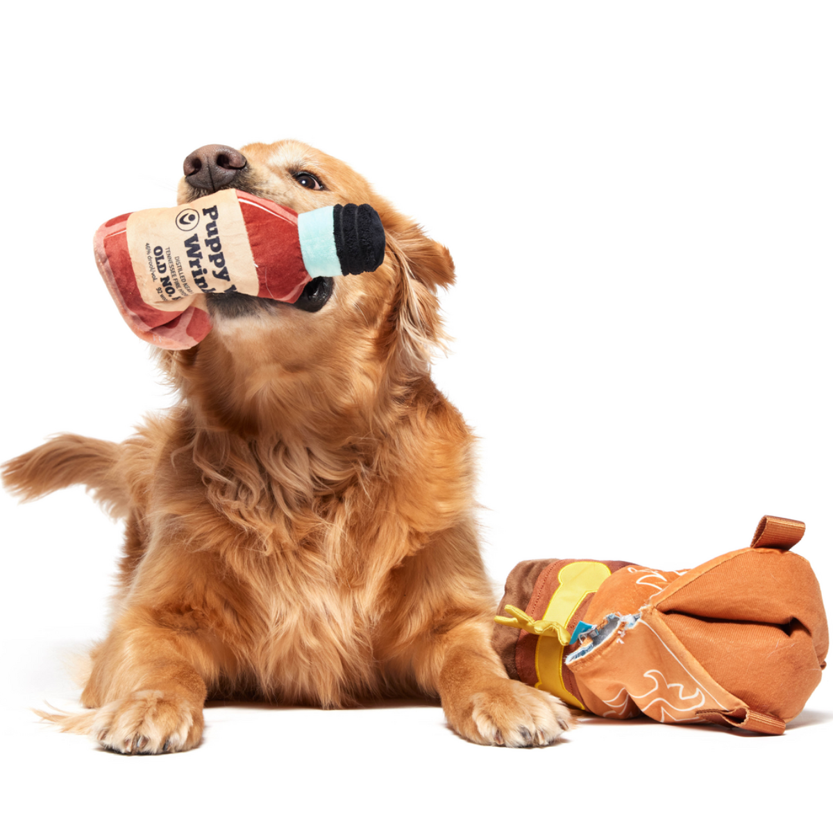 Bottoms Up Boot Plush 2-in-1 + Enrichment Dog Toy