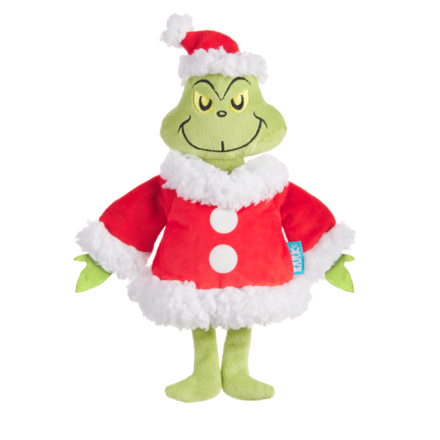 Grouchy Slouchy Grinch Costume & Toy Bundle