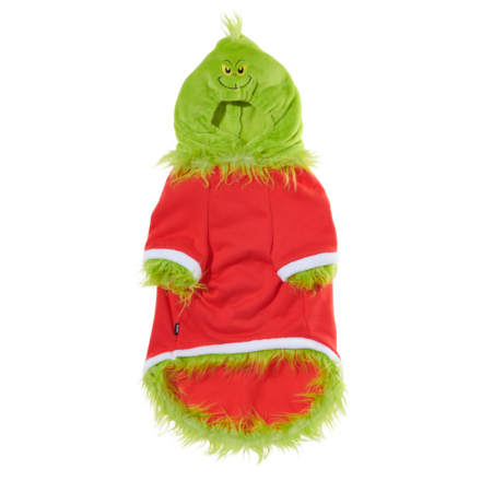 Grouchy Slouchy Grinch Costume & Toy Bundle For Super Chewer