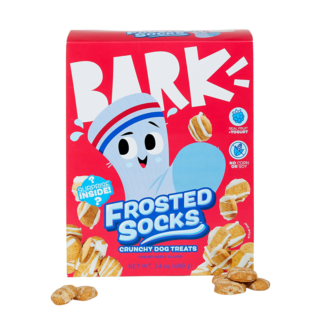 Frosted Socks™ Yogurt Berry Flavor Vegetarian Cereal Dog Treats