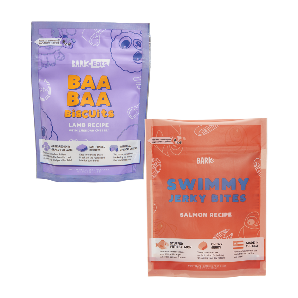 Baa Baa Biscuits & Swimmy Jerky Bites Bundle