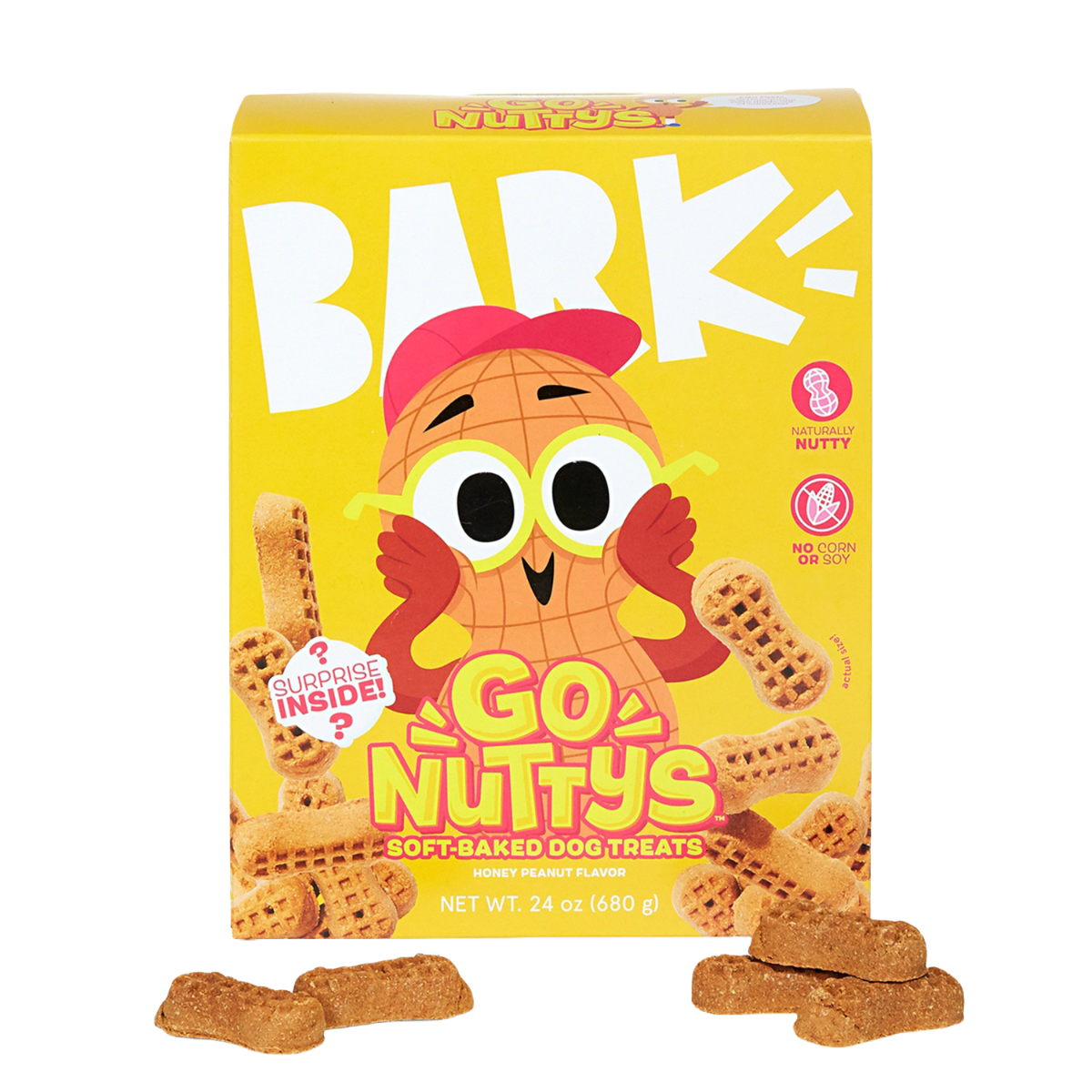 Go Nutty's™ Peanut Cereal Dog Treats, 24 oz