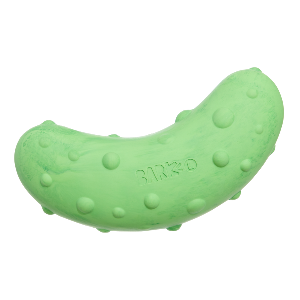 Pickle Stickle Dog Toy | Natural Rubber Squeaky Fetch Toy – BARK