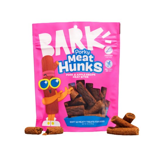 Porky Meat Hunks Soft & Chewy Dog Treats, 10 oz