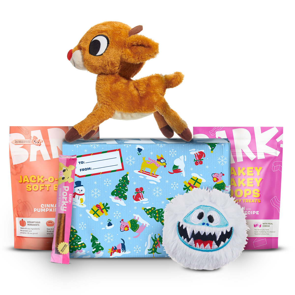 Rudolph® Holiday Gift BarkBox#Extra Toy_No Extra Toy