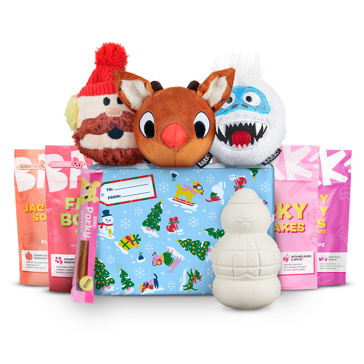 Rudolph® Holiday Gift Super Chewer Box#Extra Toy_Double Deluxe