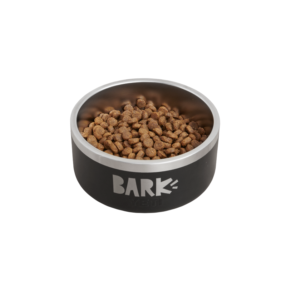 yeti bowl with kibble