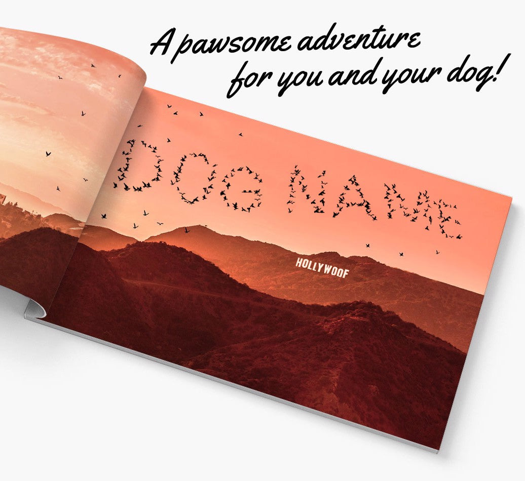 Personalized Dog Storybook: Your Dog Goes to Hollywoof