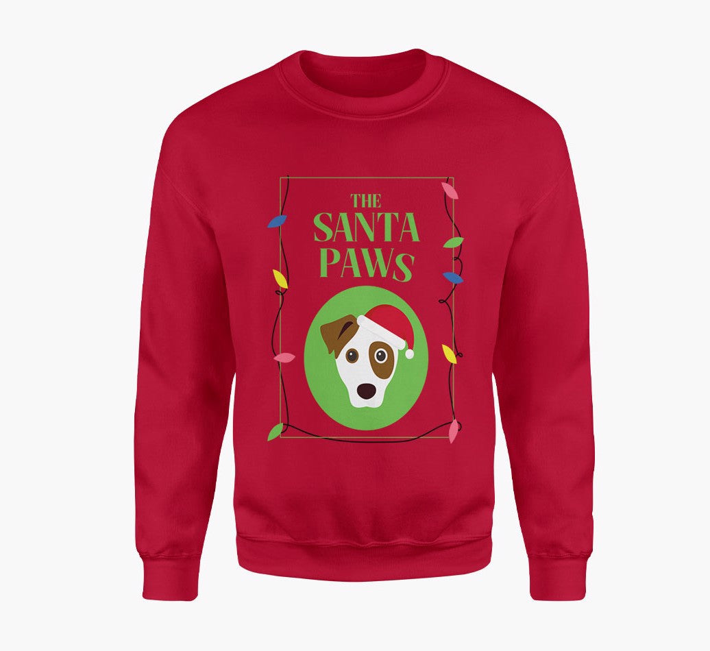 Personalised Christmas Sweater: Santa Paws