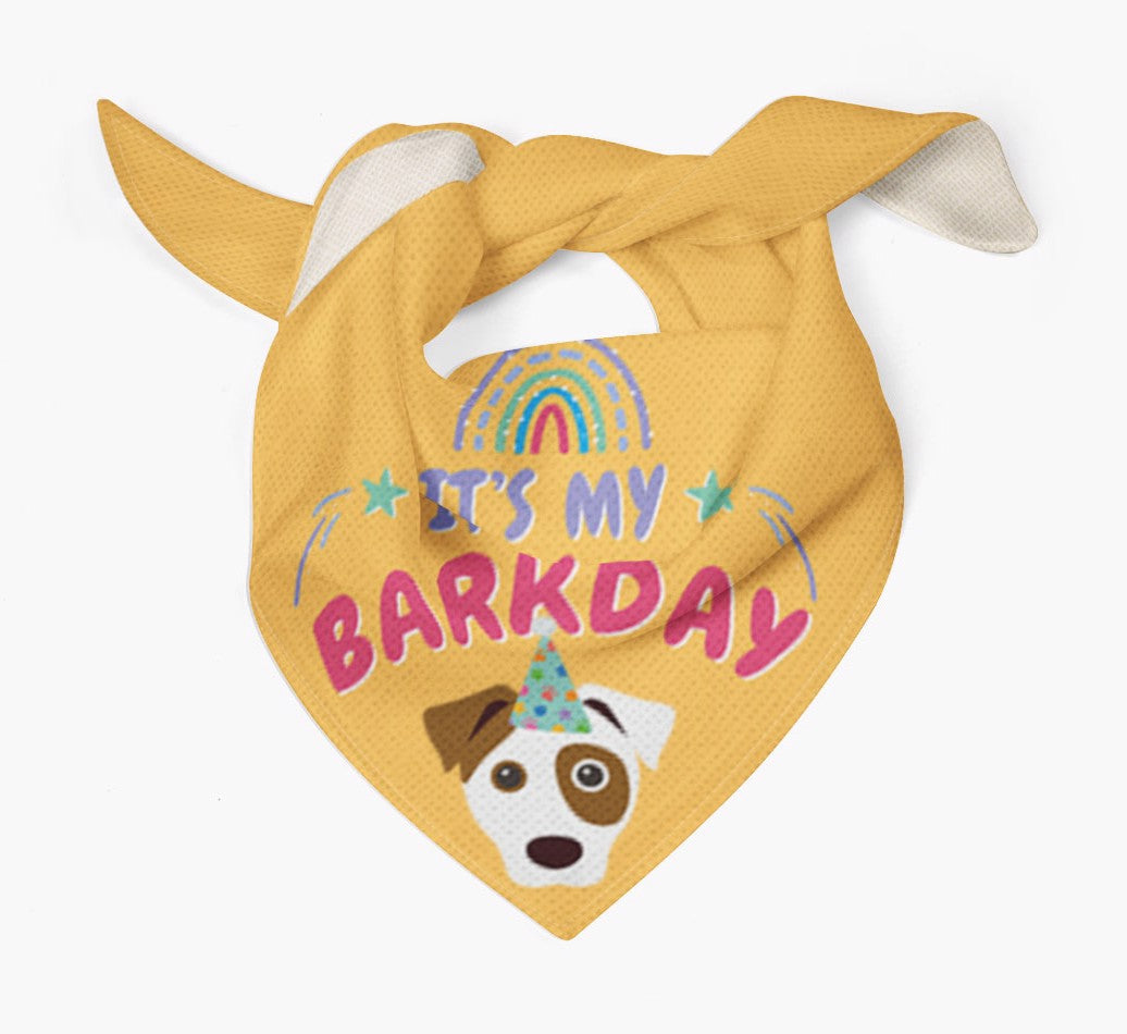 Personalized Dog Bandana: It's My Barkday