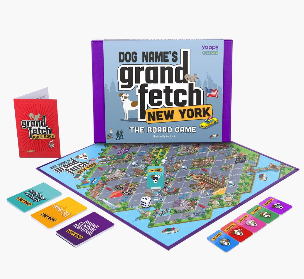 Personalized Board Game: Grand Fetch New York