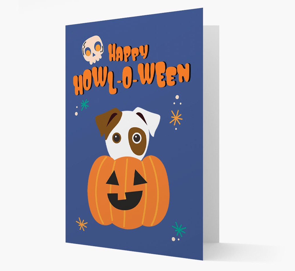 Personalized Dog Card: Happy Howl-o-ween