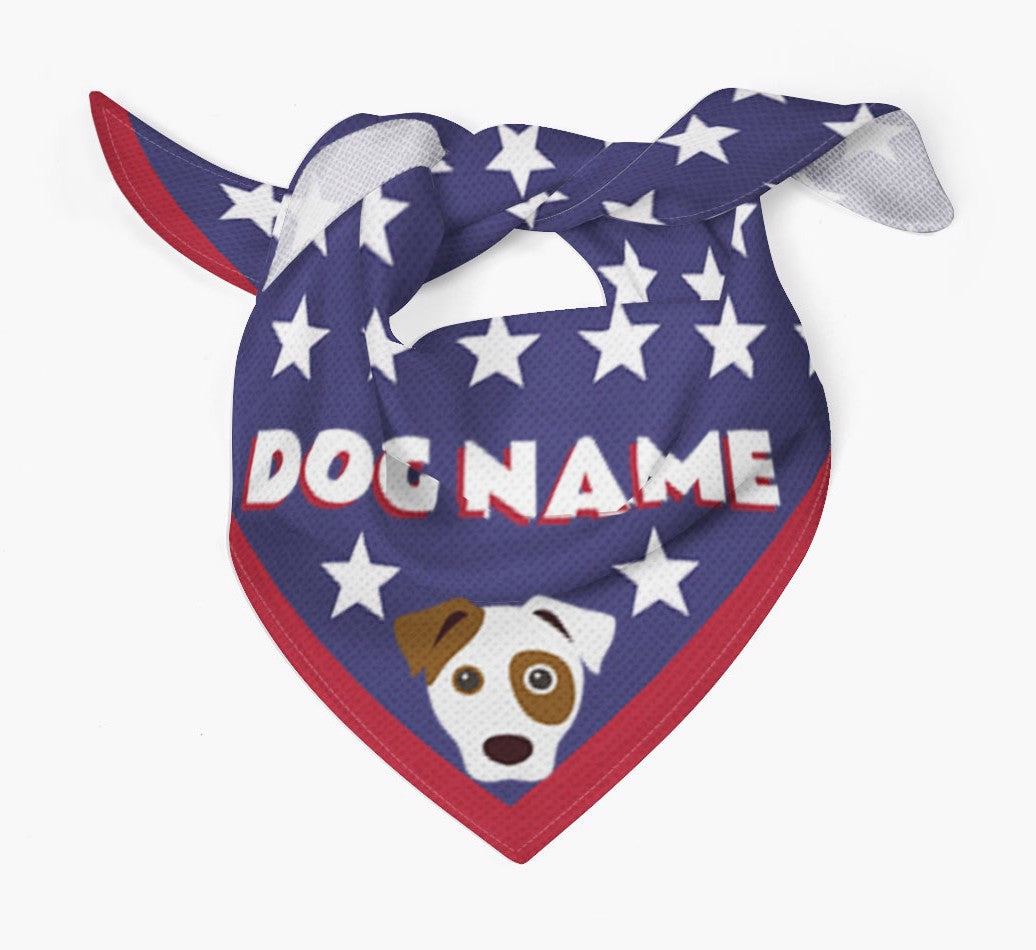 Personalized Dog Bandana: Stars