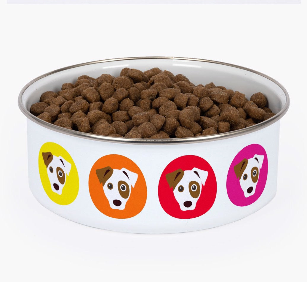 Personalized Bowl: Colorful Icons